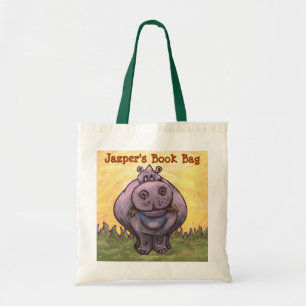 Tote Bag Cartable mignon d'hippopotame