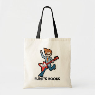 Tote Bag Cartable rockstar de bibliothèque de guitare de
