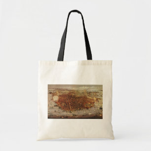 Tote Bag Carte aérienne ancienne, ville de San Francisco, C