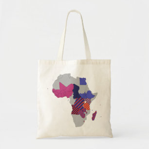 Tote Bag Carte Afrique Géographie politique Continent