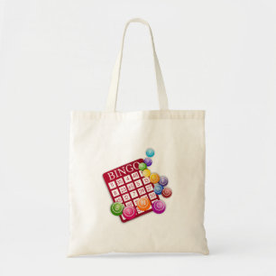 Tote Bag Carte BINGO avec boules BINGO