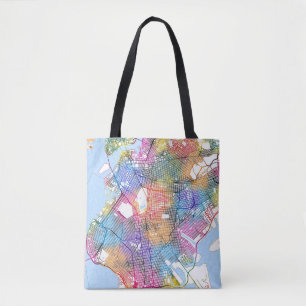 Tote Bag Carte Brooklyn New York
