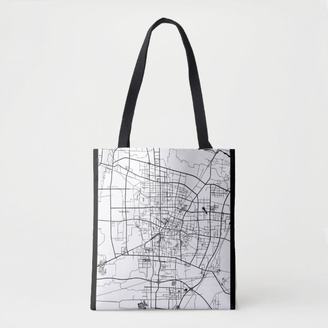 Tote Bag Carte de Baoding Chine (Devant)