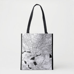 Tote Bag Carte de Coimbatore Tamil Nadu