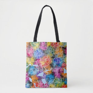 Tote Bag Carte de Coimbatore Tamil Nadu
