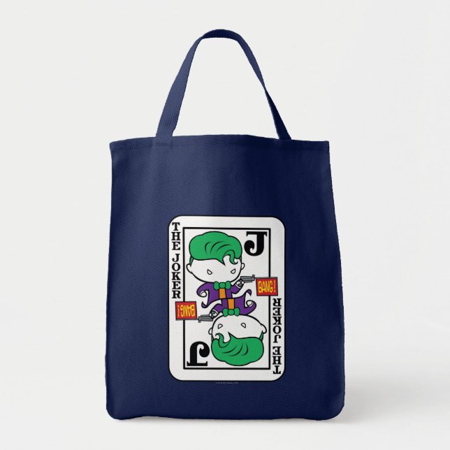 Tote Bag Carte de jeu Chibi Joker (Devant)