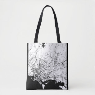 Tote Bag Carte de Karachi Pakistan