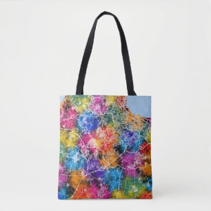 Tote Bag Carte de la ville d'Alger