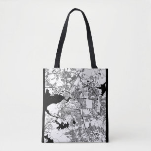 Tote Bag Carte de la ville de Bhopal Madhya Pradesh