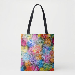 Tote Bag Carte de la ville de Kaboul