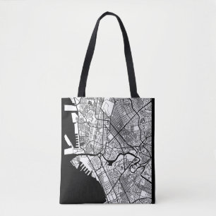 Tote Bag Carte de la ville de Manille Philippines
