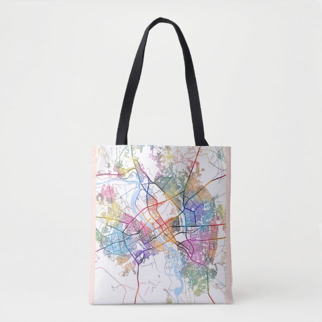 Tote Bag Carte de la ville de Mossoul Iraq (Devant)