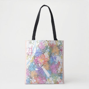 Tote Bag Carte de la ville de père Noël Cruz de la Sierra