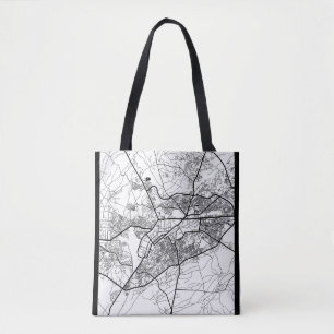 Tote Bag Carte de la ville de Peshawar Pakistan