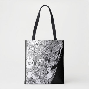 Tote Bag Carte de la ville de Recife Brésil