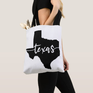 Tote Bag Carte de l'état du Texas USA