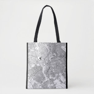 Tote Bag Carte de Lubumbashi RD Congo