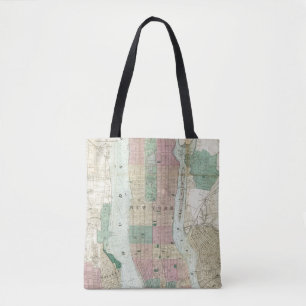 Tote Bag Carte de New York et de proximité