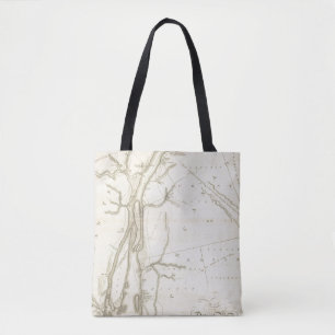 Tote Bag Carte de Rivière Détroit