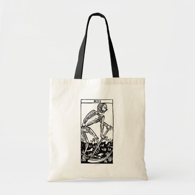 Tote Bag Carte de tarot : La mort (Devant)