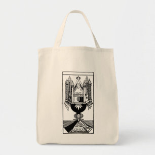 Tote Bag Carte de tarot : L'as des tasses