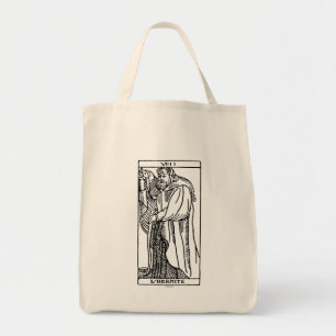 Tote Bag Carte de tarot : L'ermite
