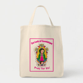 Tote Bag Carte de voeux pliée Notre-Dame de Guadalupe