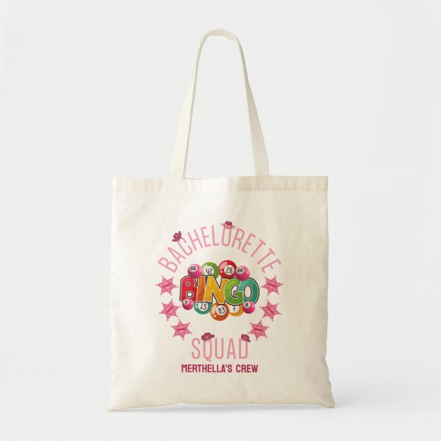 TOTE BAG CARTE D'ENTERREMENT DE VIE DE JEUNE FILLE ÉQUIPE D (Devant)