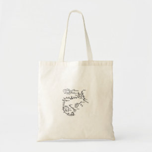 Tote Bag Carte des trésors de pirates