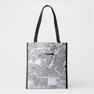 Tote Bag Carte d'Ouagadougou Burkina Faso