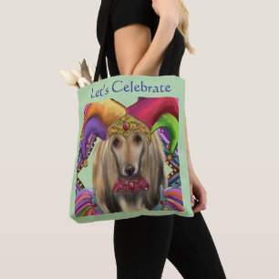 TOTE BAG CARTE DU LÈVRIER AFGHAN