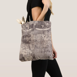 Tote Bag Carte du monde 1507