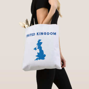 Tote Bag Carte du Royaume-Uni