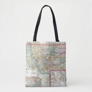 Tote Bag Carte du territoire du Montana