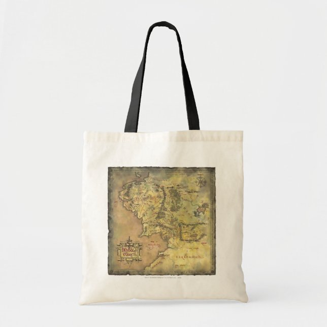 Tote Bag Carte MIDDLE EARTH™ (Devant)