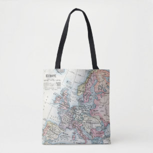 Tote Bag Carte politique de l'Europe (1916)