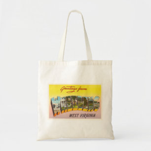 Tote Bag Carte postale de roulement de Vintage voyage de la