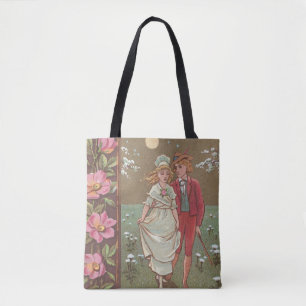 Tote Bag Carte romantique antique de la Saint-Valentin, 187