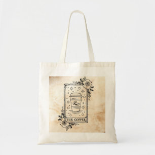 Tote Bag Carte Tarot Café