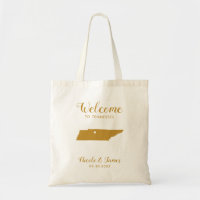 Carte Tennessee Destination Mariage Welcome Bag Fo