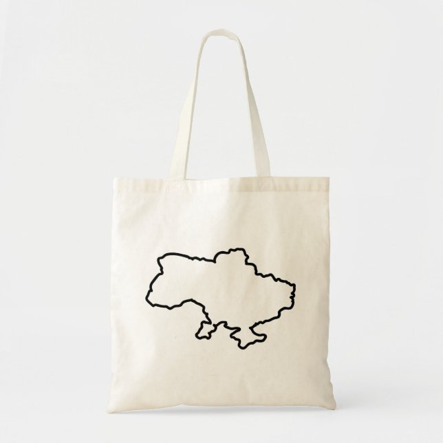 Tote Bag Carte ukrainienne (Devant)