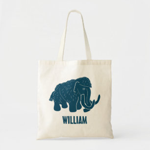 Tote Bag Carton bleu laine Mammoth Personnalisé