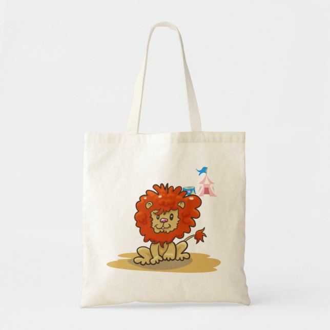Tote Bag Carton Circus Lion (Devant)
