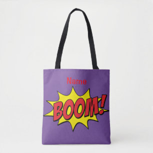 Tote Bag Cartoon Boom Thunder_Cove