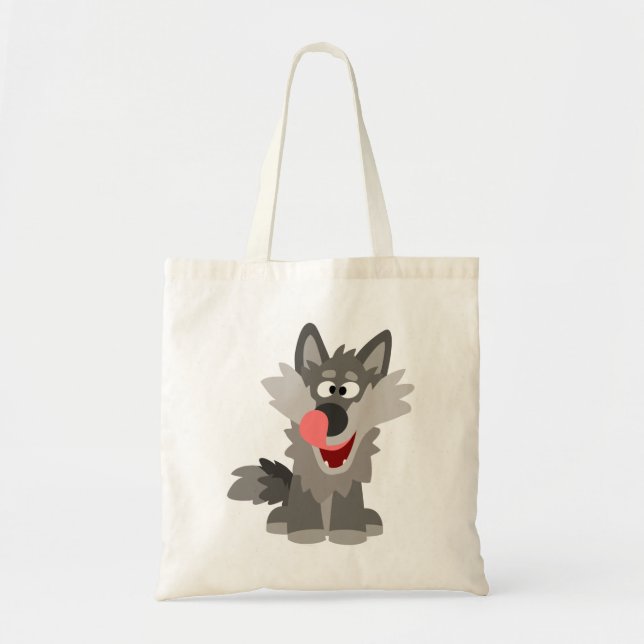 Tote Bag Cartoon doux et sot (Devant)