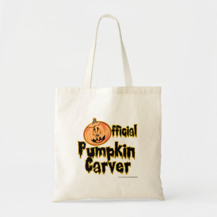 Tote Bag Carver Citrouille officiel à Halloween Fun Slogan