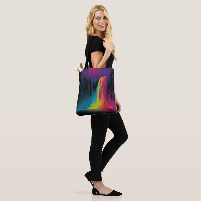 Tote Bag Cascade magique, sérénité captivante (Sur le modèle)