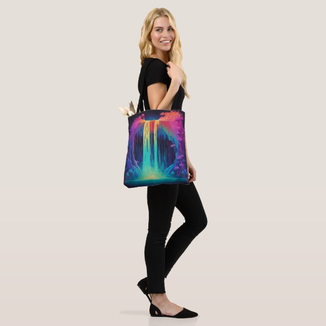 Tote Bag Cascade magique, sérénité captivante (Sur le modèle)