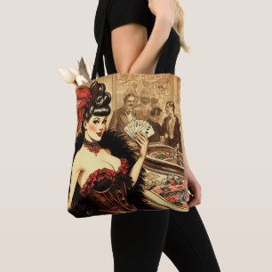 Tote Bag Casino vintage fille