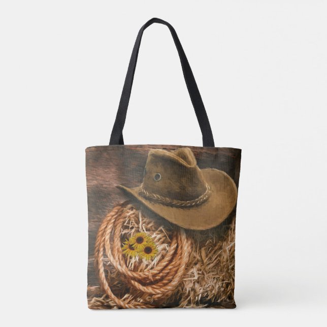 Tote Bag Casquette Cowboy (Dos)